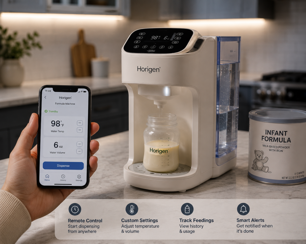 horigen formula dispenser with app